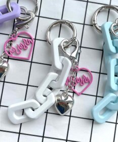 WEGO ハートチェーンキーホルダー