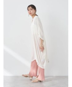 earth music&ecology レーヨンビッグシャツチュニック