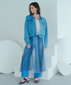 YECCA VECCA フリンジデニムジャケット