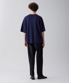 UNFILO MENS 【接触冷感】イージーケア ニット半袖Ｔシャツ [23年春夏商品]