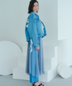 YECCA VECCA フリンジデニムジャケット