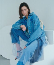 YECCA VECCA フリンジデニムジャケット