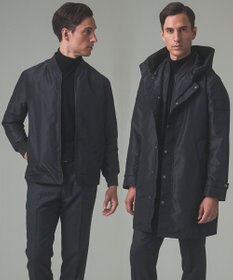 GOTAIRIKU MA-1ダウンブルゾン付【仕事で着用可】ミリタリー 3WAYフーデットパーカー