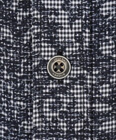 JOSEPH ABBOUD 【UV加工/エコ撥水/軽量】ライトウェーブライトボタニカルプリントシャツ