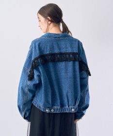YECCA VECCA フリンジデニムジャケット