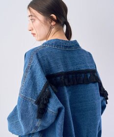 YECCA VECCA フリンジデニムジャケット