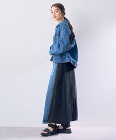 YECCA VECCA フリンジデニムジャケット