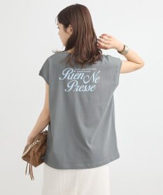 earth music&ecology 【接触冷感/洗濯機可】Ｑｕａｌｉｔｅ　Ｄｅ　ＶｉｅフレンチＴ