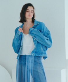 YECCA VECCA フリンジデニムジャケット