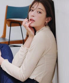 Tiaclasse 【安田美沙子さん着用・選べる4type】ハイネックカットソートップス