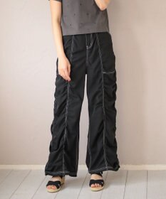 Green Parks ・ＳＵＧＡＲ　ＳＰＯＯＮ　配色ｓｔギャザーパンツ