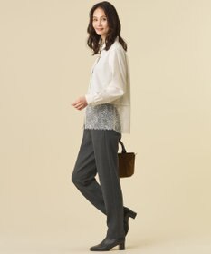 J.PRESS LADIES 【レイヤードスタイルに】T/C Light タフタ シャツ ブラウス
