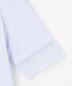 J.PRESS LADIES 【洗える】スムースジャージー レース カットソー