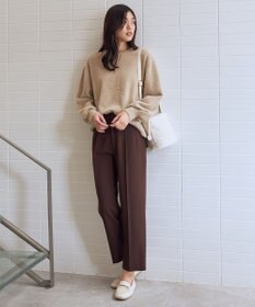 ANY L ショートシャギープルオーバーニット