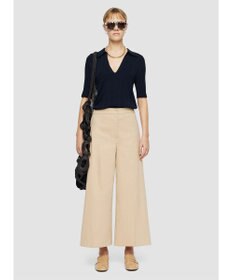 JOSEPH ライトギャバジンストレッチ　ワイドトラウザーズ