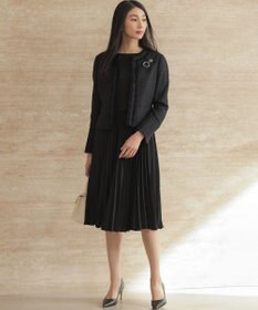 組曲 【KUMIKYOKU NAVY】ジャージーコンビプリーツ ワンピース