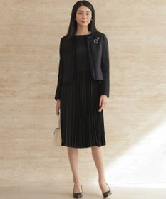 組曲 【KUMIKYOKU NAVY】ジャージーコンビプリーツ ワンピース