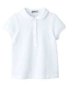 MIKI HOUSE HOT BISCUITS 【95-130cm】カノコ素材の丸衿半袖ポロシャツ