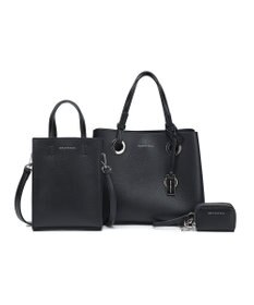 style code 【MERCURYDUO/マーキュリーデュオ】限定3点セット　①キーリング付両アオリハンドバッグ、②縦長ショルダーバッグパスポート入れ、③Wファスナースマートキーケース