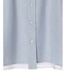 earth music&ecology チュールレイヤードシャツ