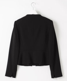 自由区 FORMAL 【ウォッシャブル対応】ドビーボーダーリボン ジャケット+ワンピース