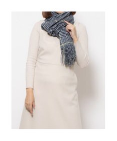UNBILLION カシュネ cache nez / ウールチェックストール