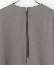 #Newans 【洗濯機可】シャーリングカフスパウダリーブラウス