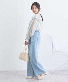 earth music&ecology シアーラッフルショートボレロ