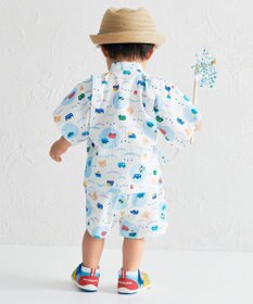 MIKI HOUSE HOT BISCUITS 【48-54cm】 麦わら風 中折れハット