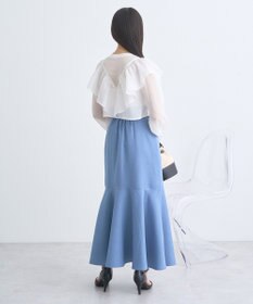 earth music&ecology シアーラッフルショートボレロ