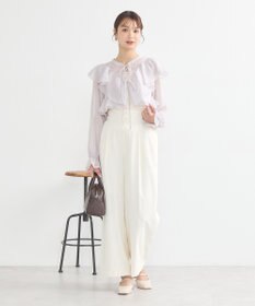 earth music&ecology シアーラッフルショートボレロ