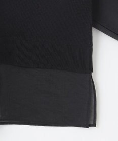 自由区 ハイツイストコットンアセテートプルオーバー ニット