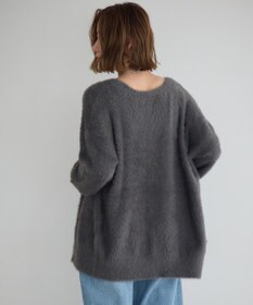 YECCA VECCA ラメシャギーカーディガン