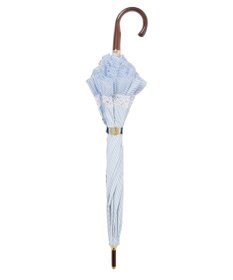 MOONBAT POLO RALPH LAUREN 晴雨兼用日傘 長傘 ストライプフリル／遮光 遮熱 UV