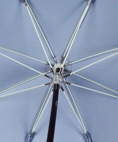 MOONBAT POLO RALPH LAUREN 晴雨兼用日傘 長傘 ストライプフリル／遮光 遮熱 UV