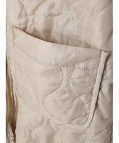 earth music&ecology ファー＆キルティングリバーシブルコート