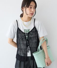 CRAFT STANDARD BOUTIQUE ノットヤーン透かしビスチェ