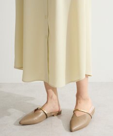 Green Parks ＳＥＴ２点フリルビスチェ＋シャツワンピース