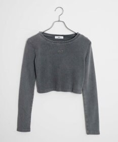 WEGO ヴィンテージウォッシュリブロンT