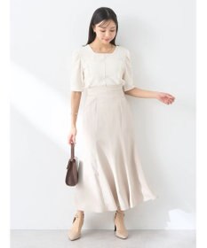 earth music&ecology パール付きマーメイドスカート