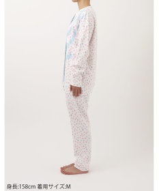 tsumori chisato SLEEP ツモリチサト パジャマ 長袖 長ズボン ルームウェア 綿100%(本体) 肌側起毛 スムース素材 上下セット 前開き tsumori chisato SLEEP UDW443 /ワコール