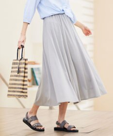 J.PRESS LADIES 【洗える】ジャージー フレアースカート