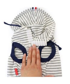 PET PARADISE リサとガスパール パーカー 《親友 ボーダー柄》【小型犬】