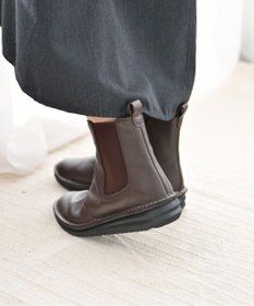 Pointer 本革軽量サイドゴアステッチショートブーツ