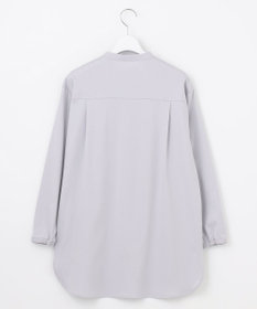 J.PRESS LADIES L シャツジャージー バンドカラー カットソー