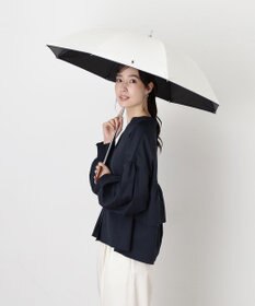 MOONBAT 【WEB限定/遮光率100%/遮熱/UV】POLO RALPH LAUREN（ポロ ラルフローレン）晴雨兼用日傘 無地 オーバーロック刺繍 長傘