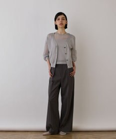 GRACE CONTINENTAL ブライトシアーニットカーディガン