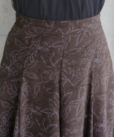 Tiaclasse 【洗える】フラワープリントスカート