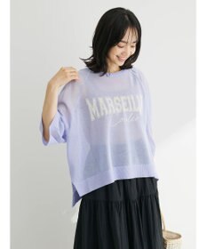 Green Parks シアーロゴニットプルオーバー