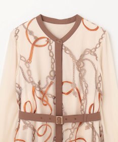 GRACE CONTINENTAL チェーン刺繍ワンピース